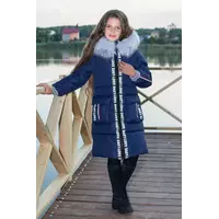 Верина комплект пальто синий р.140-158