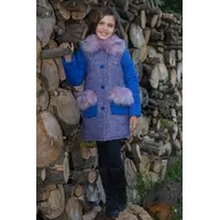 Шакира комплект пальто лаванда меланж р.104-116